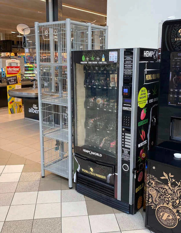 CBD Kratom Automat HM Albert Tábor
