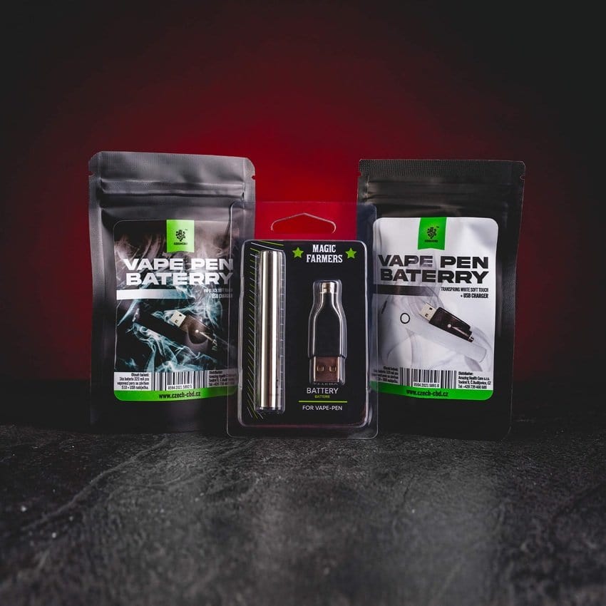 510 vape cartridge battery set Kratom World, представен в продуктов кадър като комплект батерии за cartridge, CBD и канабиноидни продукти.