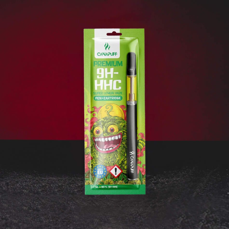 Kratom World 9H-HHC Super Lemon Haze 95% 1 ml – премиум патрон с цитрусово-тропически ароматен профил
