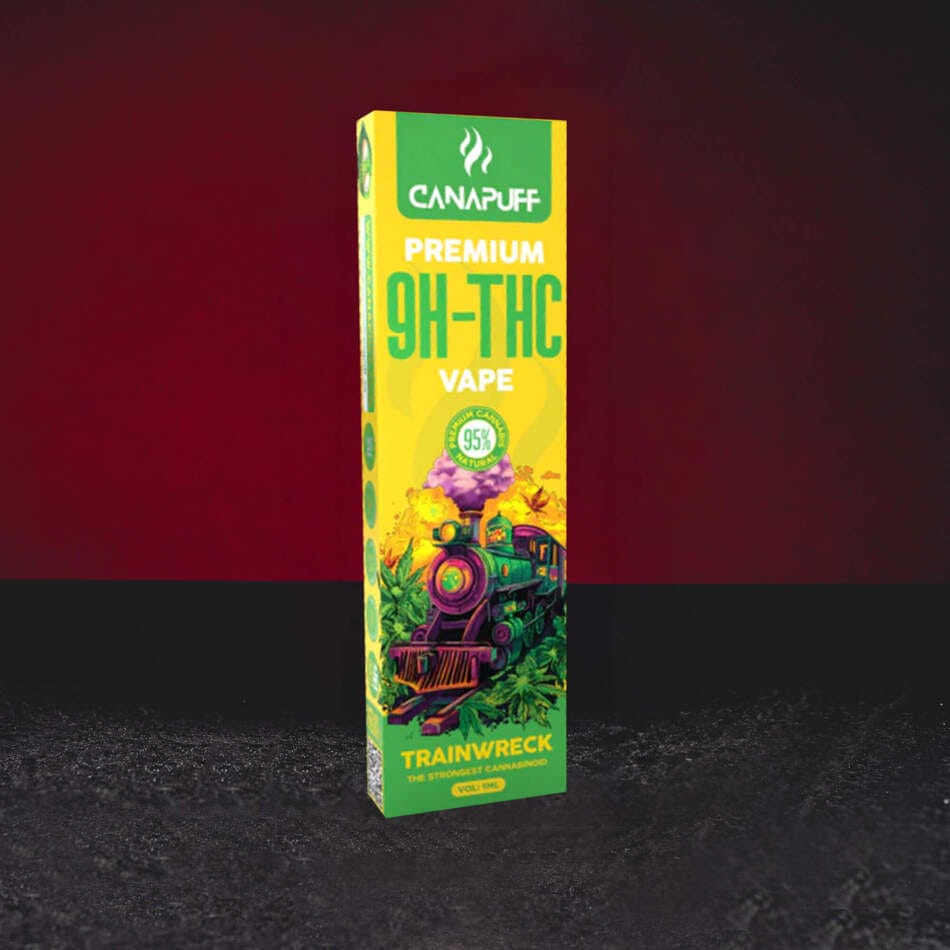Kratom World 9H-TH Vape 95% 1 ml Trainwreck – премиум vape с цитрусово-боров ароматен профил