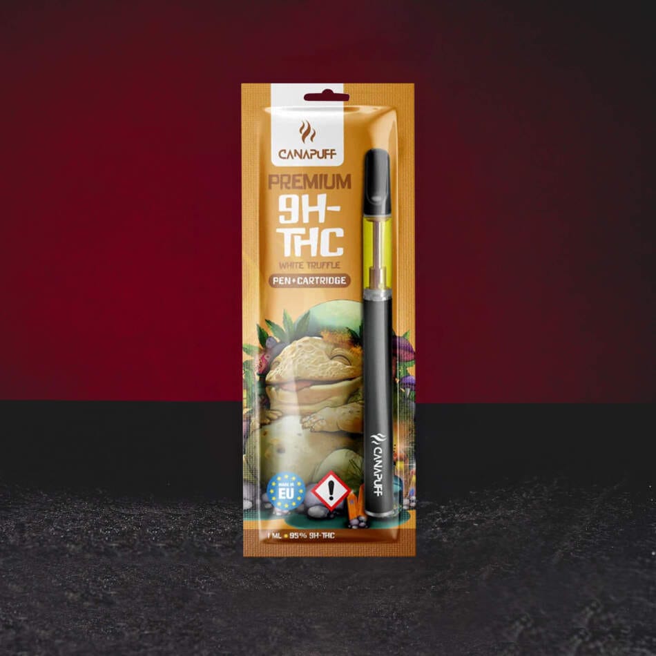 Kratom World 9H-TH Vape Kit 95% 1 ml White Truffle – премиум vape комплект с кремообразен и земен ароматен профил