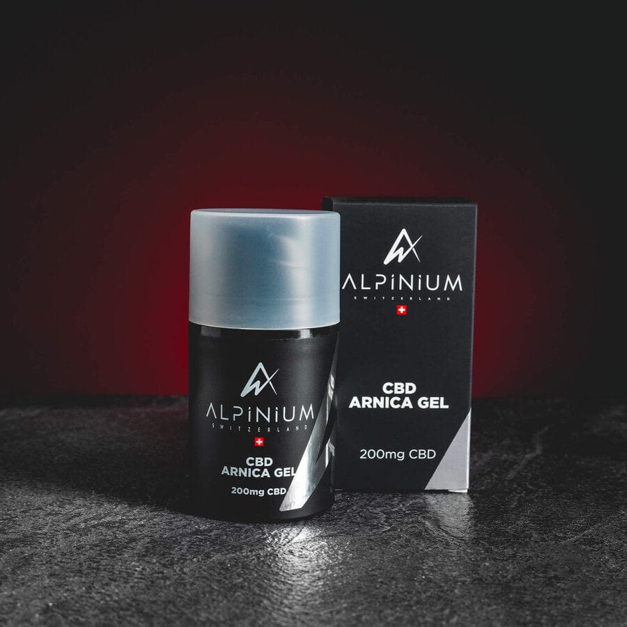 Alpina CBD Gel Kratom World, представен в продуктов кадър като CBD gel продукт за спорт и релаксация.