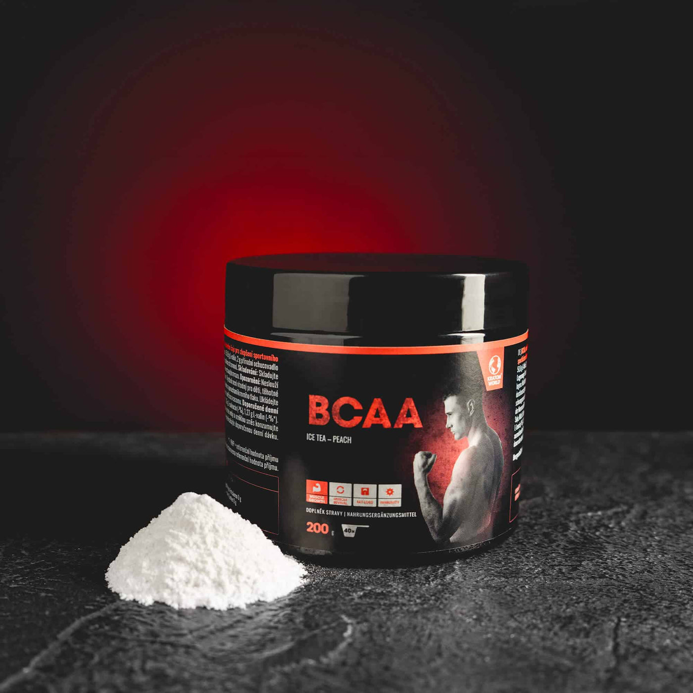 Студен чай с вкус на праскова BCAA 200g
