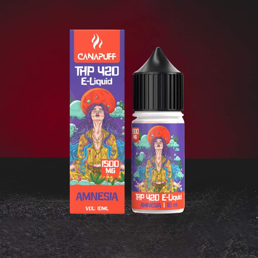 Canalogy Canapuff THP420 e-liquid Kratom World, представен в продуктов кадър като канабиноиден e-liquid продукт.