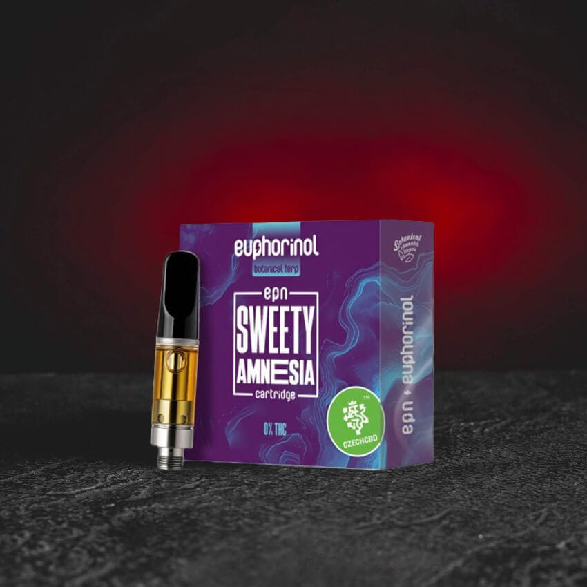 EPN cartridge Kratom World с вкус Sweety Amnesia, нов полусинтетичен канабиноид с еуфоричен и стимулиращ профил.