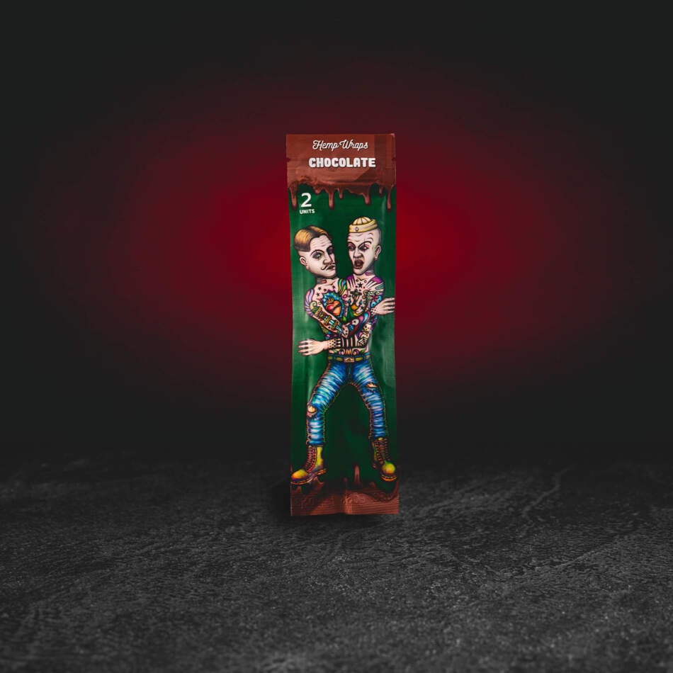 Lion Rolling Circus Hemp Wrap Chocolate 2 бр. – конопен тъп wrap с терпени и шоколадов аромат