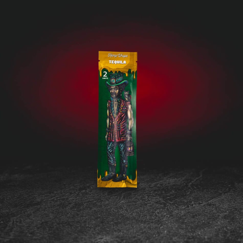 Lion Rolling Circus Hemp Wrap Tequila 2 бр. - конопен тъмп wrap с терпени и аромат, вдъхновен от текила
