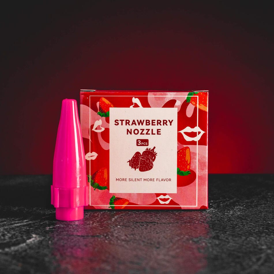 Platinum Great Magic Whip Strawberry Kratom World, представен в продуктов кадър като газ за бита сметана с ягодов профил.