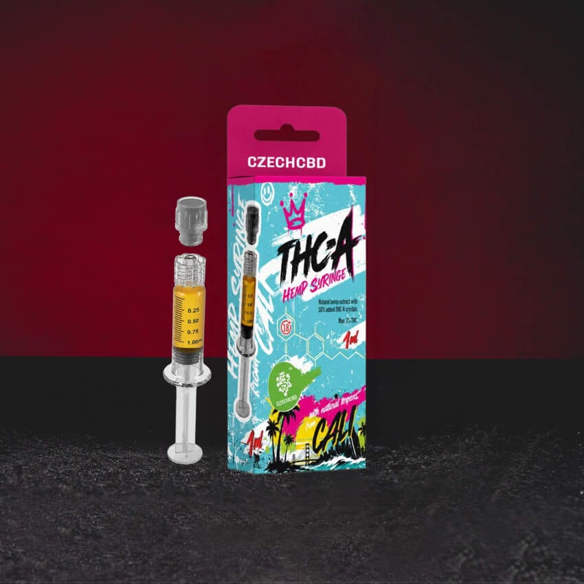 Kratom World THA Syringe 1 ml Cali – първокласен екстракт от коноп с натурален THA изолат и модерен калифорнийски терпенов профил