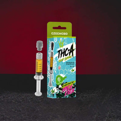 Kratom World THA Syringe 1ml Hindu Kush - първокласен екстракт от коноп с естествен THA изолат и земен терпенов профил