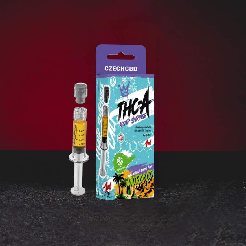 Kratom World THA Syringe 1 ml Morocco – първокласен екстракт от коноп с натурален THA изолат и традиционен терпенов профил на хашиш