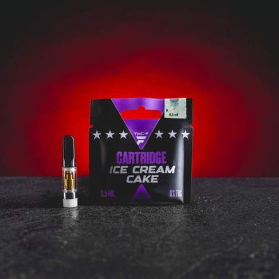 THF патрон Kratom World с вкус Ice Cream Cake, кремов десертен аромат и сладък профил.