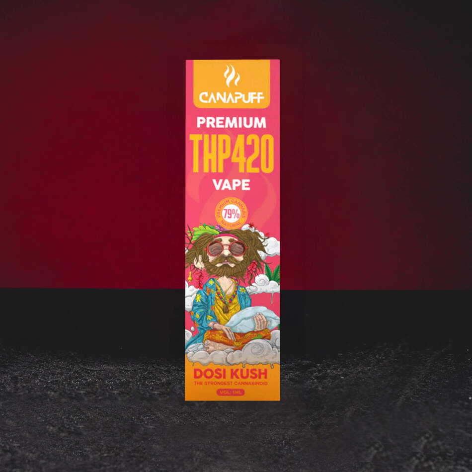 Kratom World THP420 вейп писалка 79% 1 мл с аромати Dosi, Kush, Diesel и Lemon – премиум THP420 vape Dosi Kush.