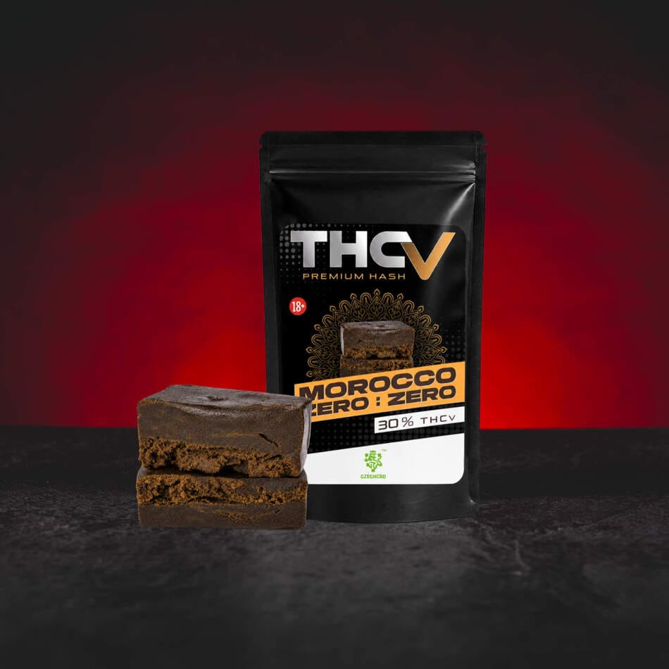 Kratom World THV Hash Morocco ZeroZero 30% – хашиш в марокански стил с 30% THV и автентична текстура