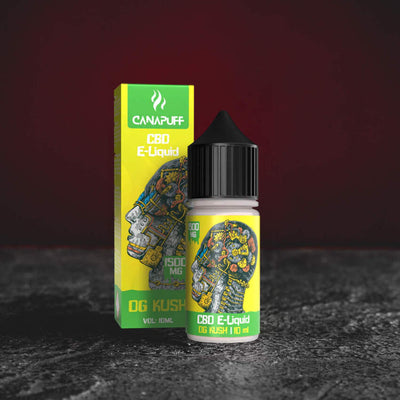 CBD e-liquid Kratom World Canna Cannabinoid с аромат OG Kush, предназначен за vape продукти с канабиноиден профил.