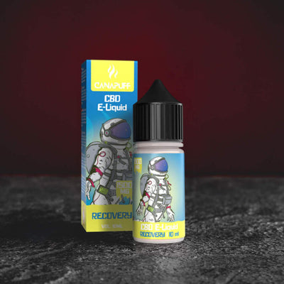 CBD течност за електронни цигари Kratom World Vape Canna Cannabinoid, подходяща за възстановяване и допълване на vape устройство.